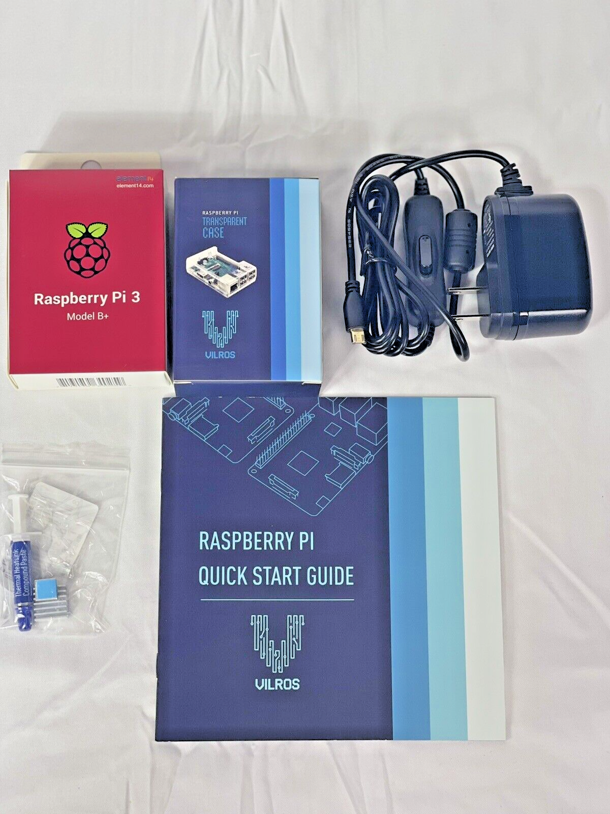 Raspberry Pi 3 Model B+ Plus Vilros Starter Kit
