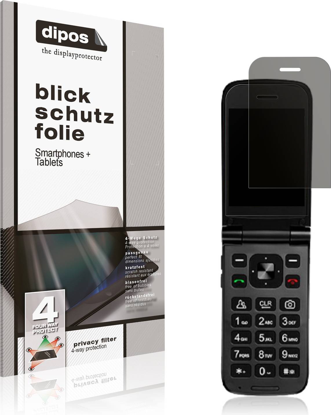 Dipos Orbic Journey R 4G Privacy Filter Screen Protector