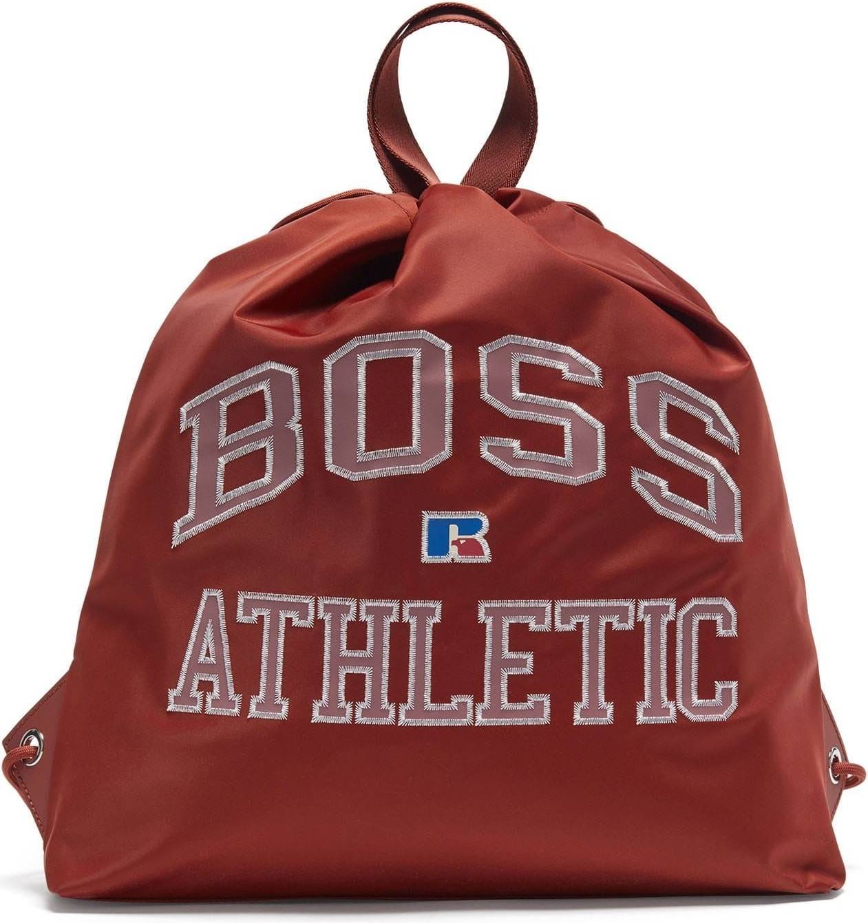 HUGO BOSS Men's Drawstring Backpack - Brown