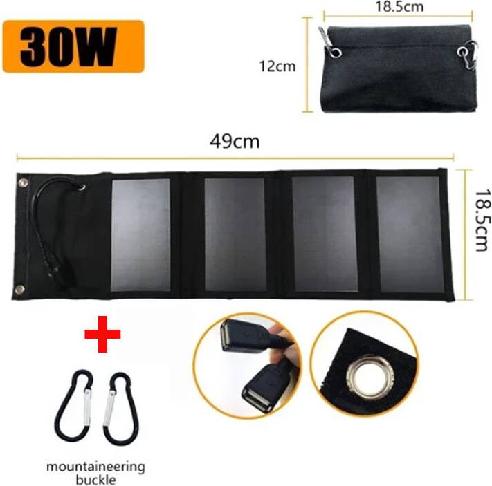 Maxpower 30W Foldable Portable Solar Panel