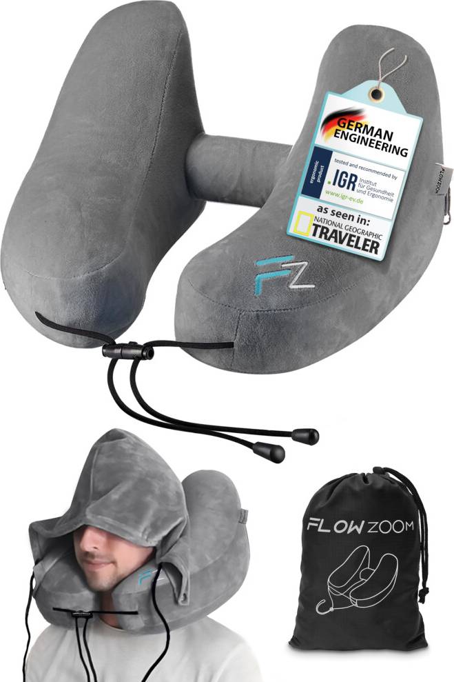 Flowzoom Inflable Air Almohada cervical