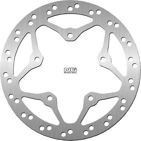 NG Round Brake Disc Silver