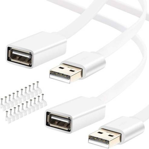 Kasa Plus 13FT 2 Pack USB Power Extension Cable