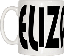 TeeTreeDesigns Elizabeth Name Cup & Mug