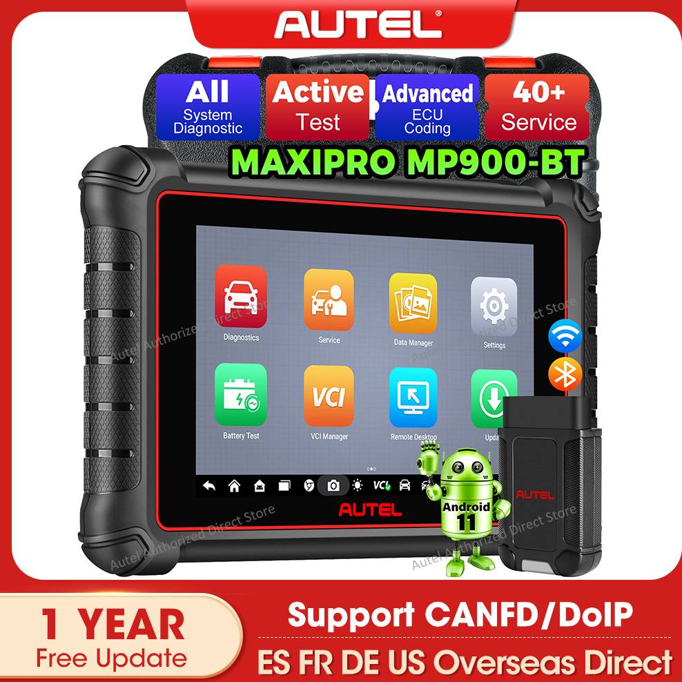 MaxiPRO MP900-BT OBD2 Scanner ECU Coding Scan