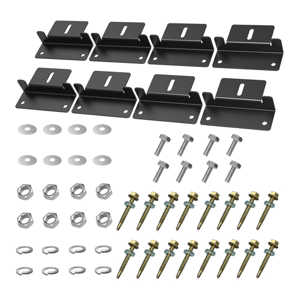 8PCS Solar Panel Mounting Bracket Kits