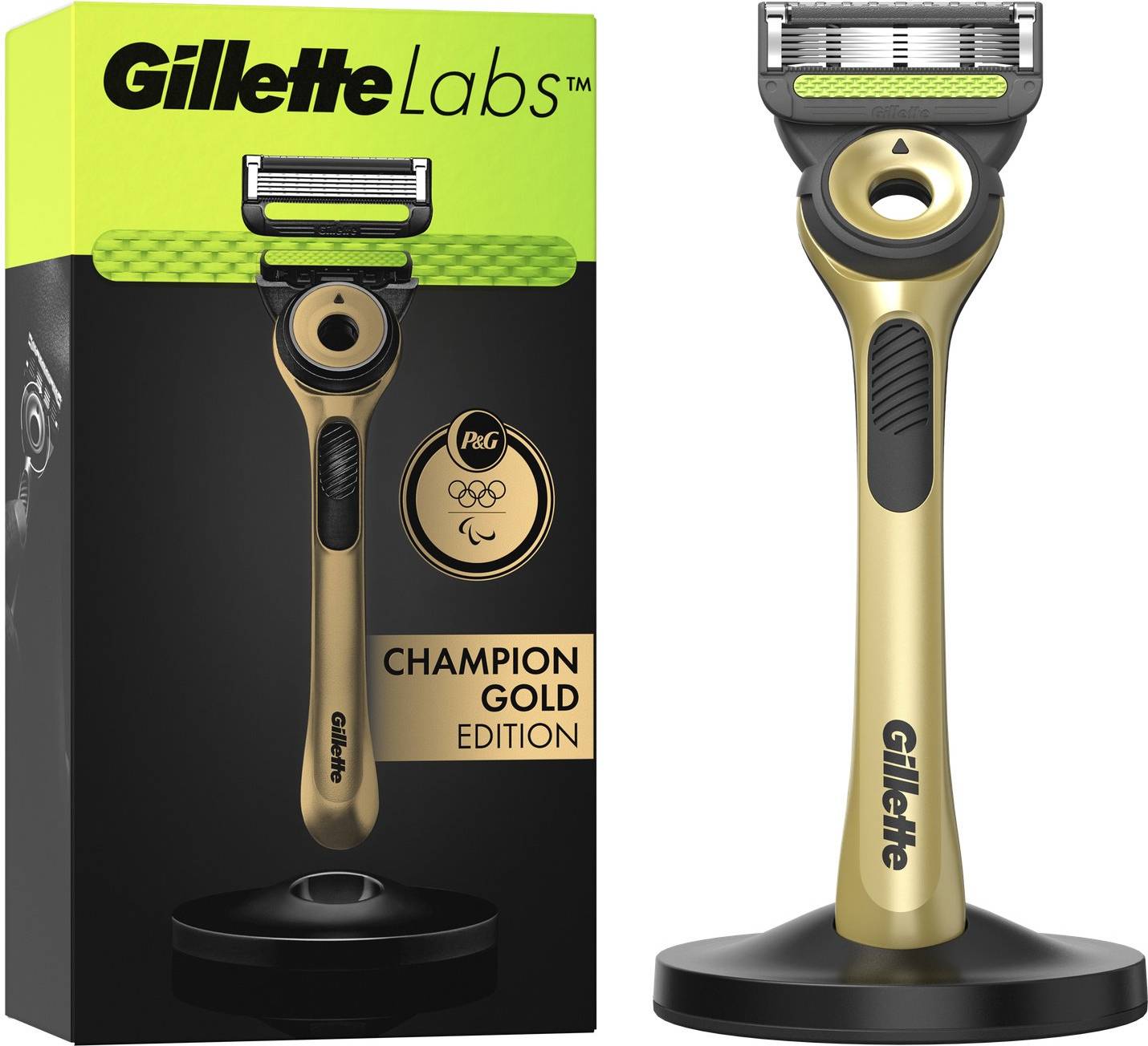 Gillette labs razor Gillette Men's Razor Champion Gold Reusable Handle