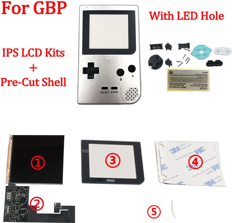 Corsair Full Screen IPS LCD Kit With Pre-Cut Shell