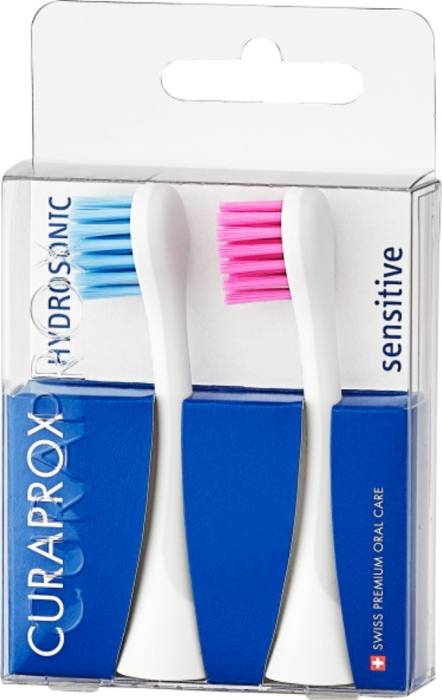 Curaprox Hydrosonic Sensitive refill Blå Rosa 2 st