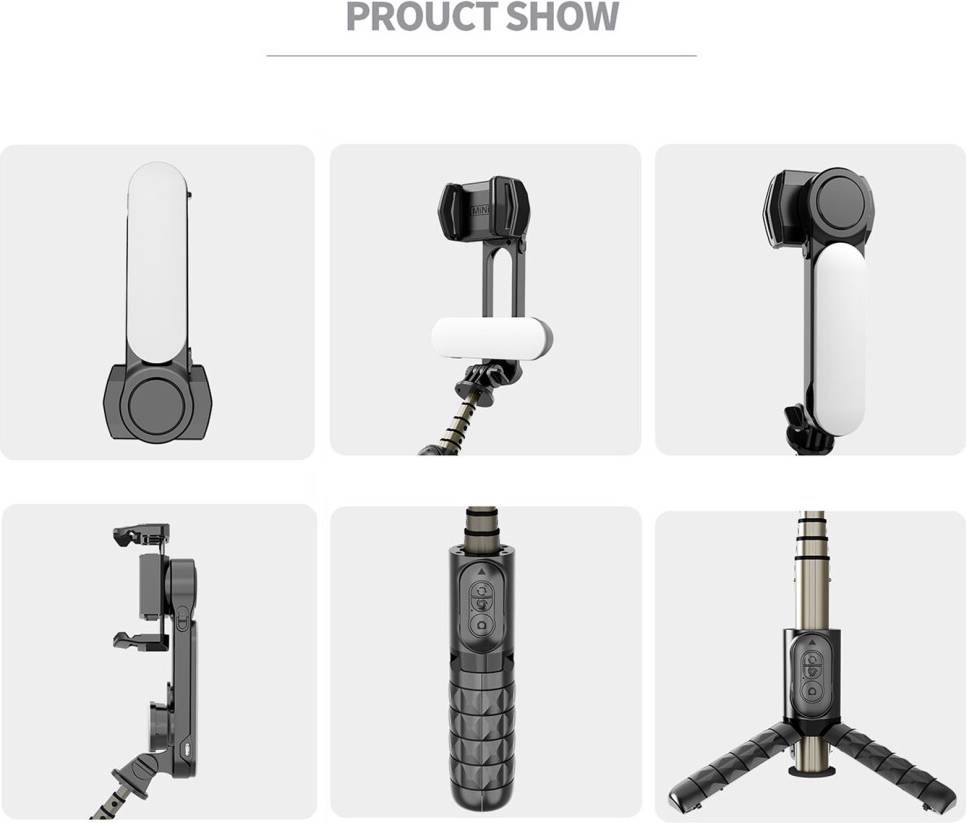 Andoer Q09 360Rotatable Multi-function Gimbal Stabilizer