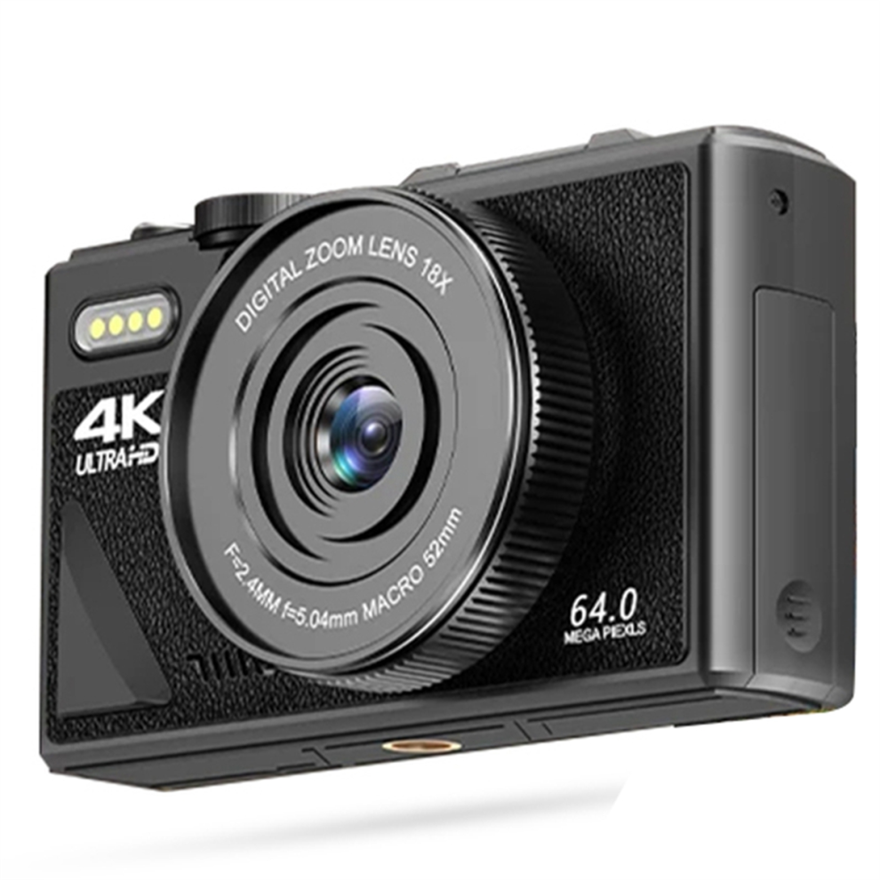 4K 64MP Digital Camera 3 Inch IPS Flip Screen