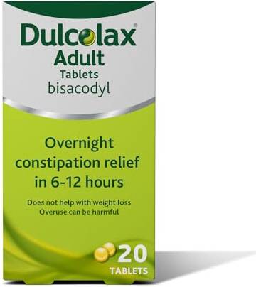 Adult Constipation Relief Laxative Tablets 20 Count
