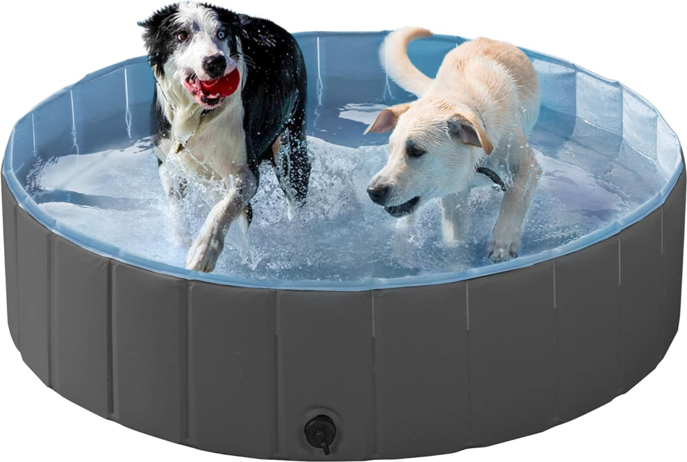 Yaheetech PVC Foldable Pet Paddling Pool Dog