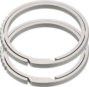 Uxcell Titanium Keychain Rings 2 Pcs 1.1-Inch - Silver
