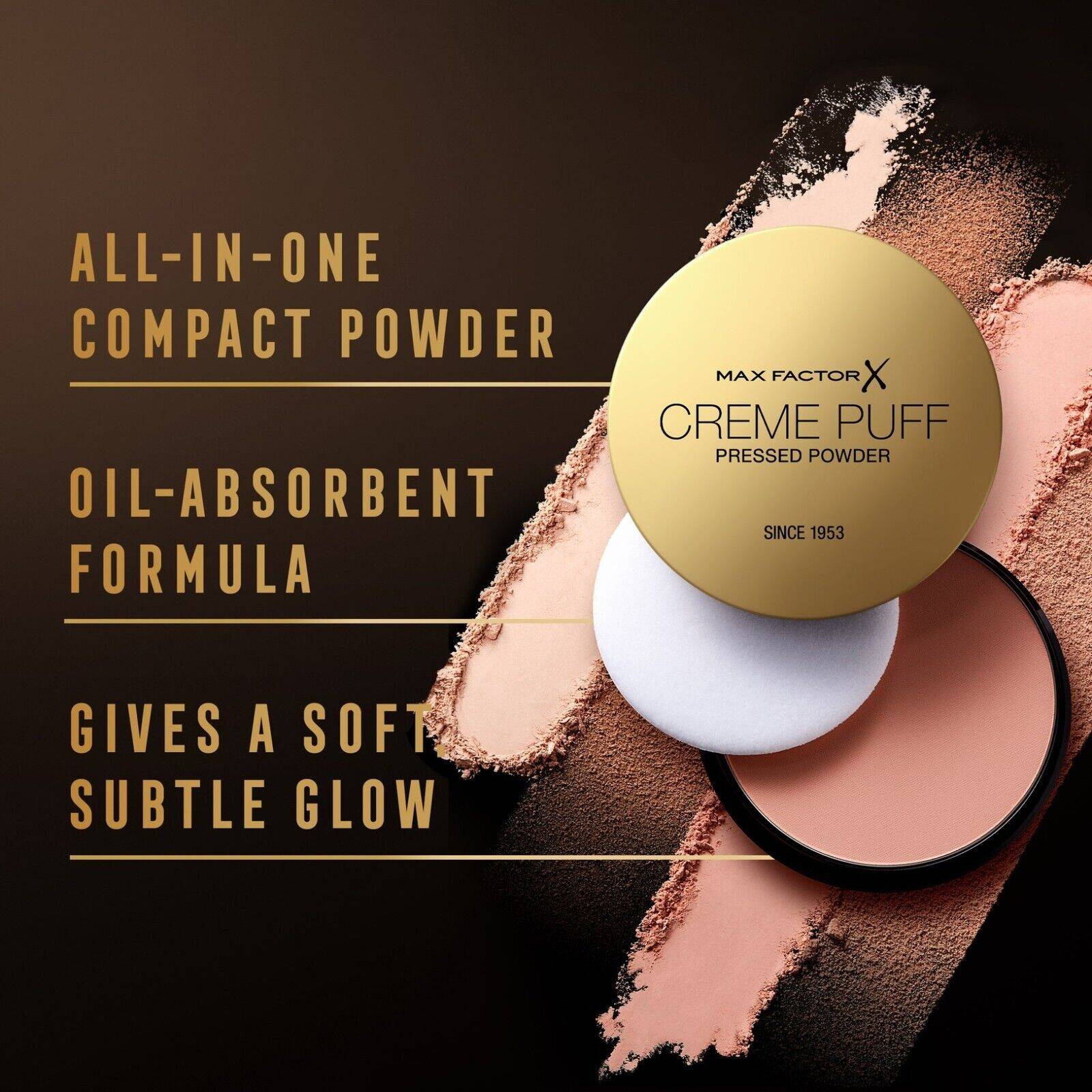 Max Factor Creme Puff Compact Face Powder Shade - Beige