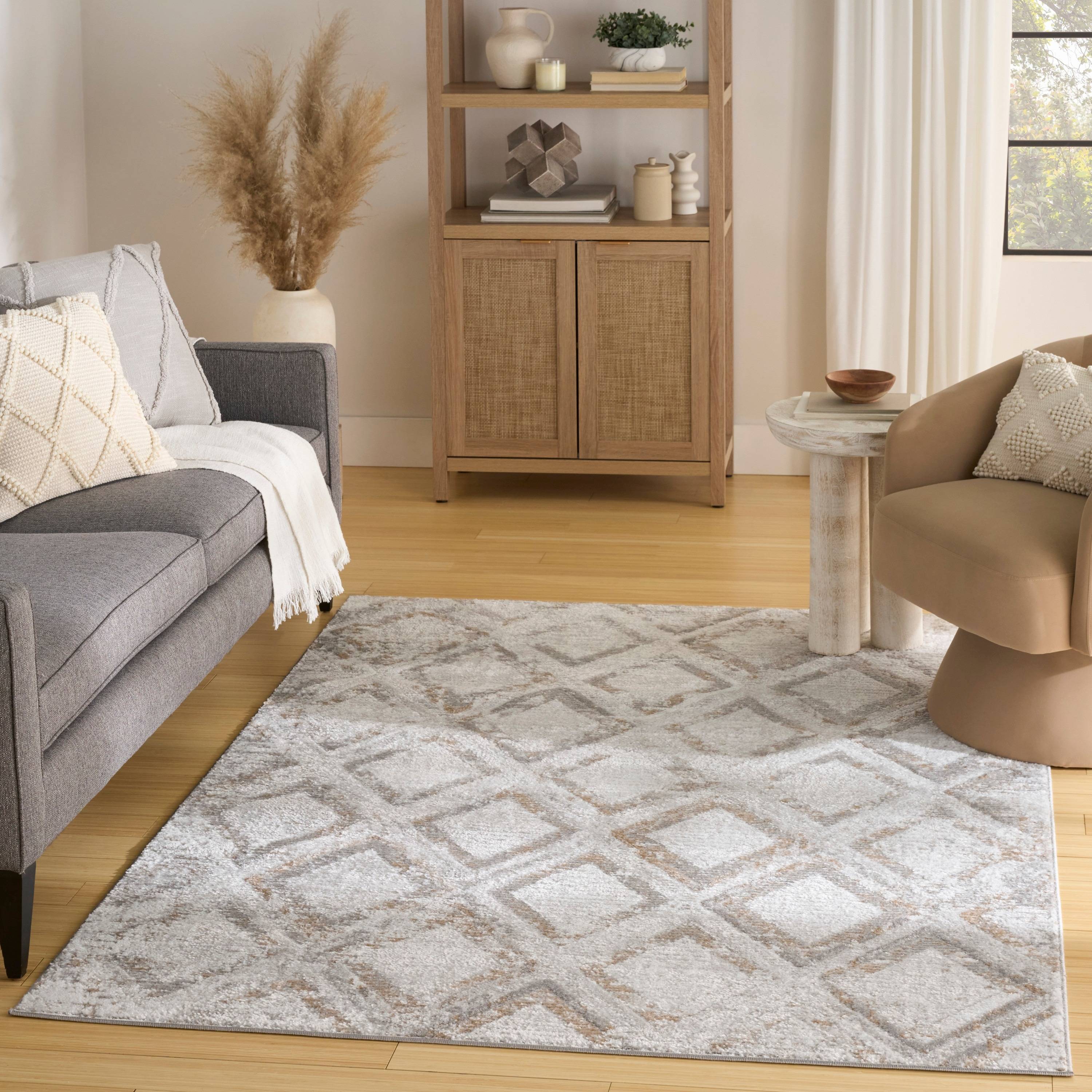 Nourison Indoor Only Diamond Area Rug
