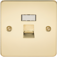 Interruptores y enchufes Knightsbridge Flat Plate RJ45 Network Outlet