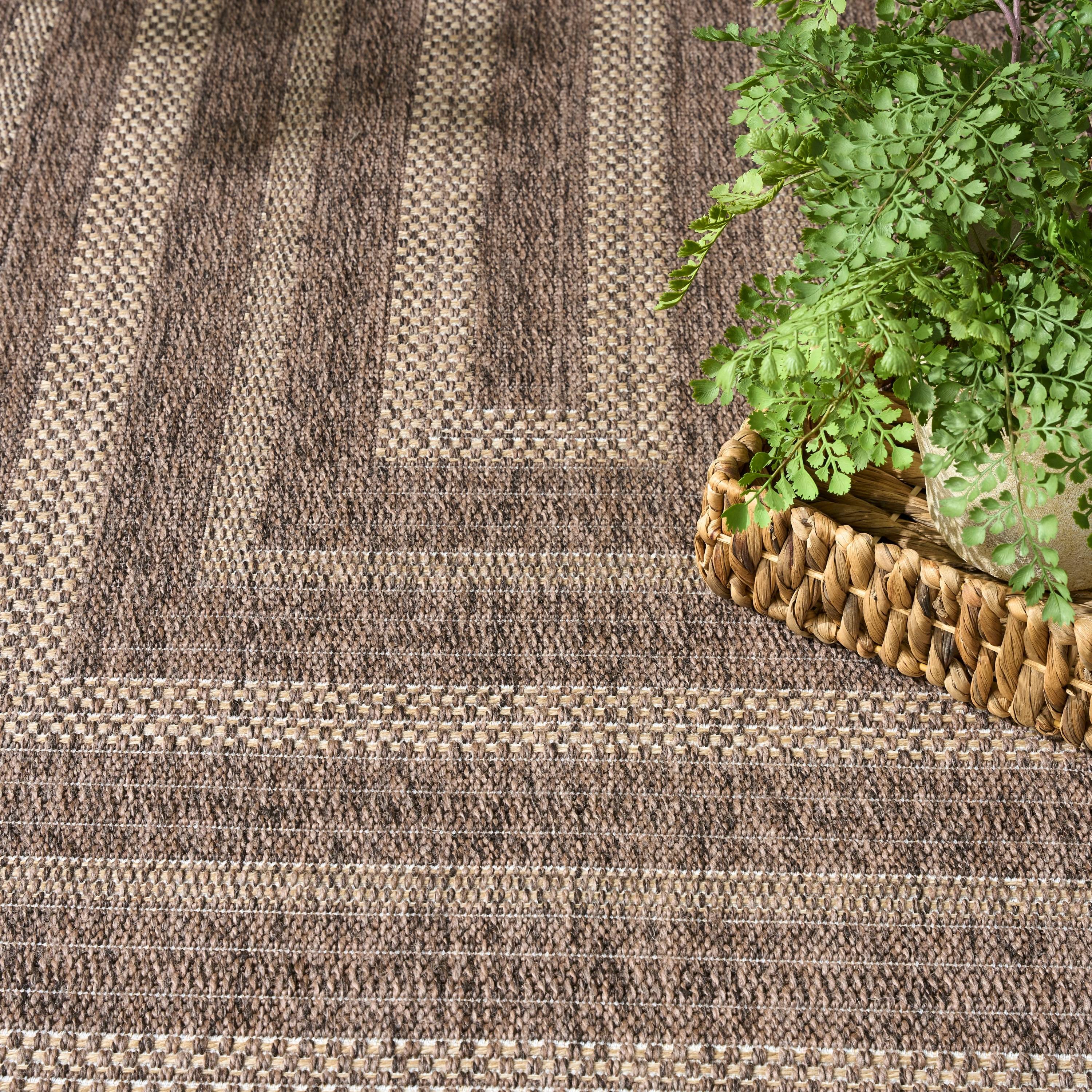 Nourison Tulum Indoor Outdoor Geometric Area Rug