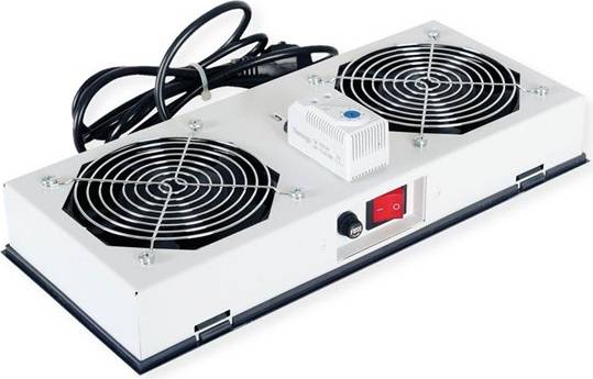 Roline 26.21.0019 Rack Fan 2 Fans