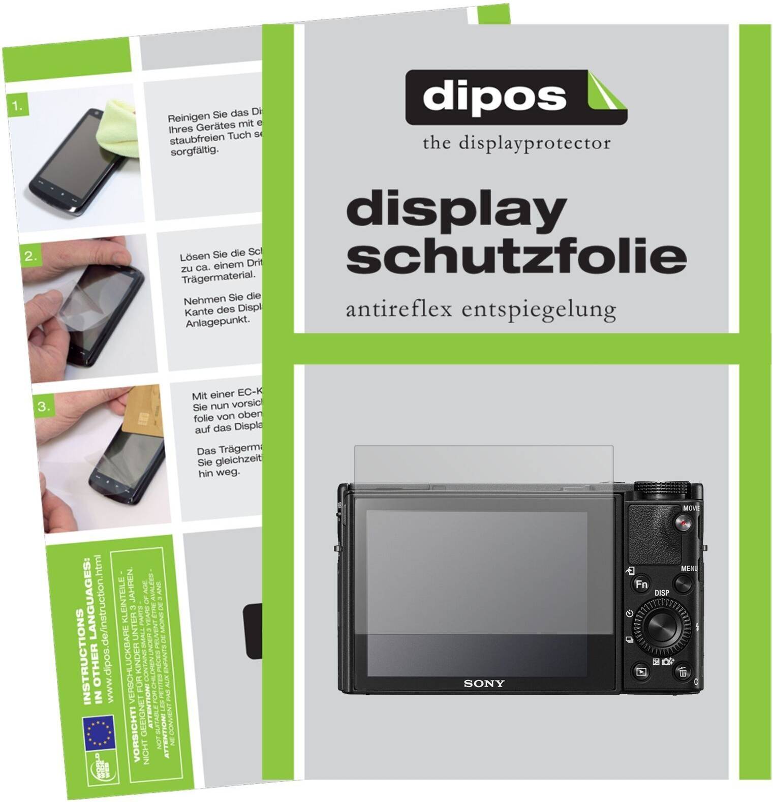 Dipos Screen Protector For Sony Cyber-Shot DSC-RX 100V