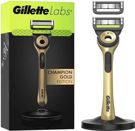 Gillette labs razor Gillette Men's Razor Champion Gold Reusable Handle