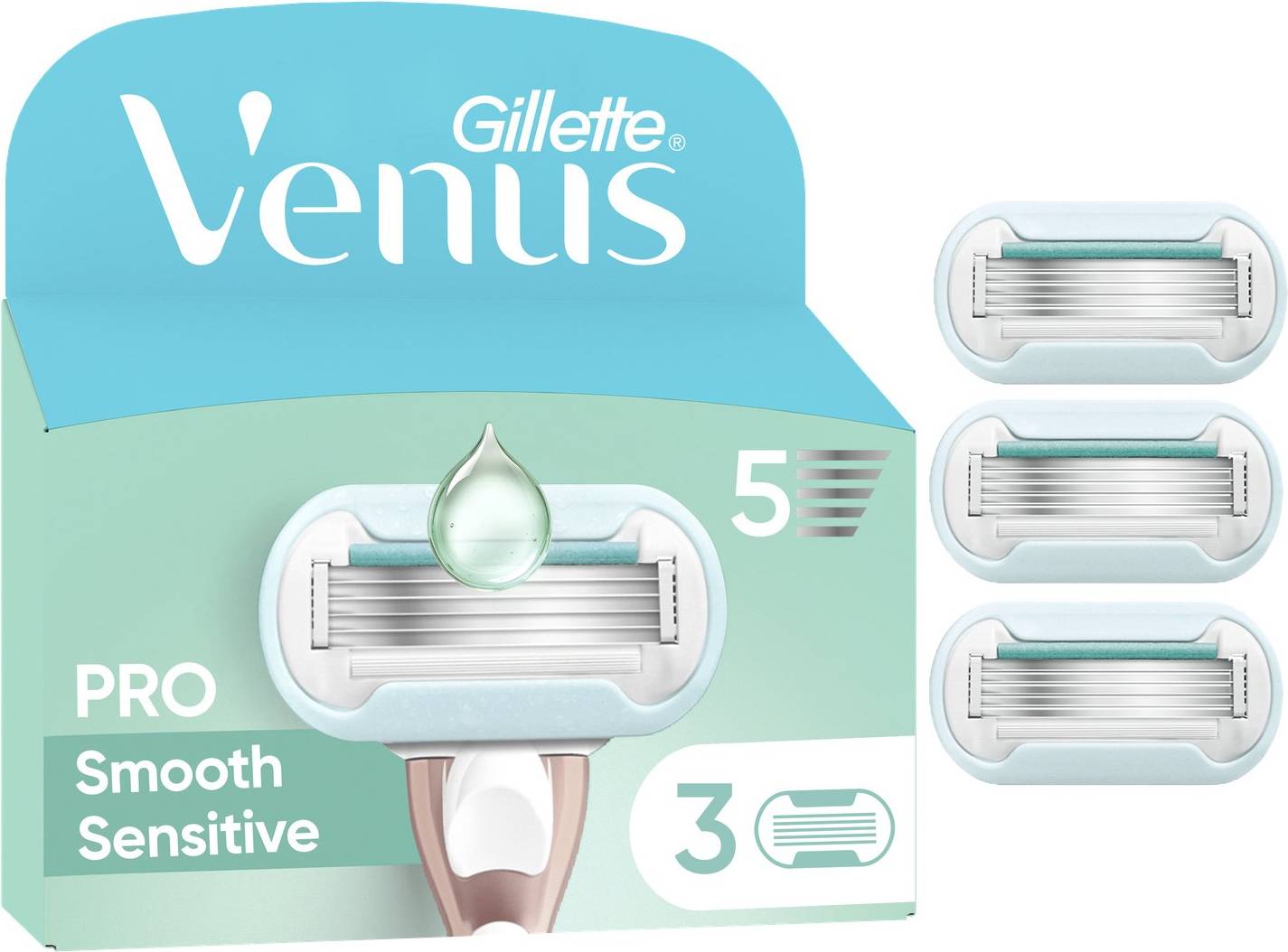 Gillette PRO Smooth Sensitive Razor Blades