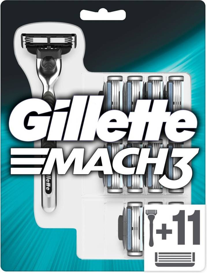 Gillette mach 3 Gillette Mach 3 Razor Pack 11 Blades