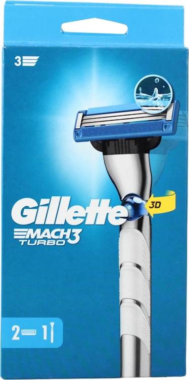 Gillette mach3 turbo Gillette Mach3 Turbo 3D Motion Razor Blades