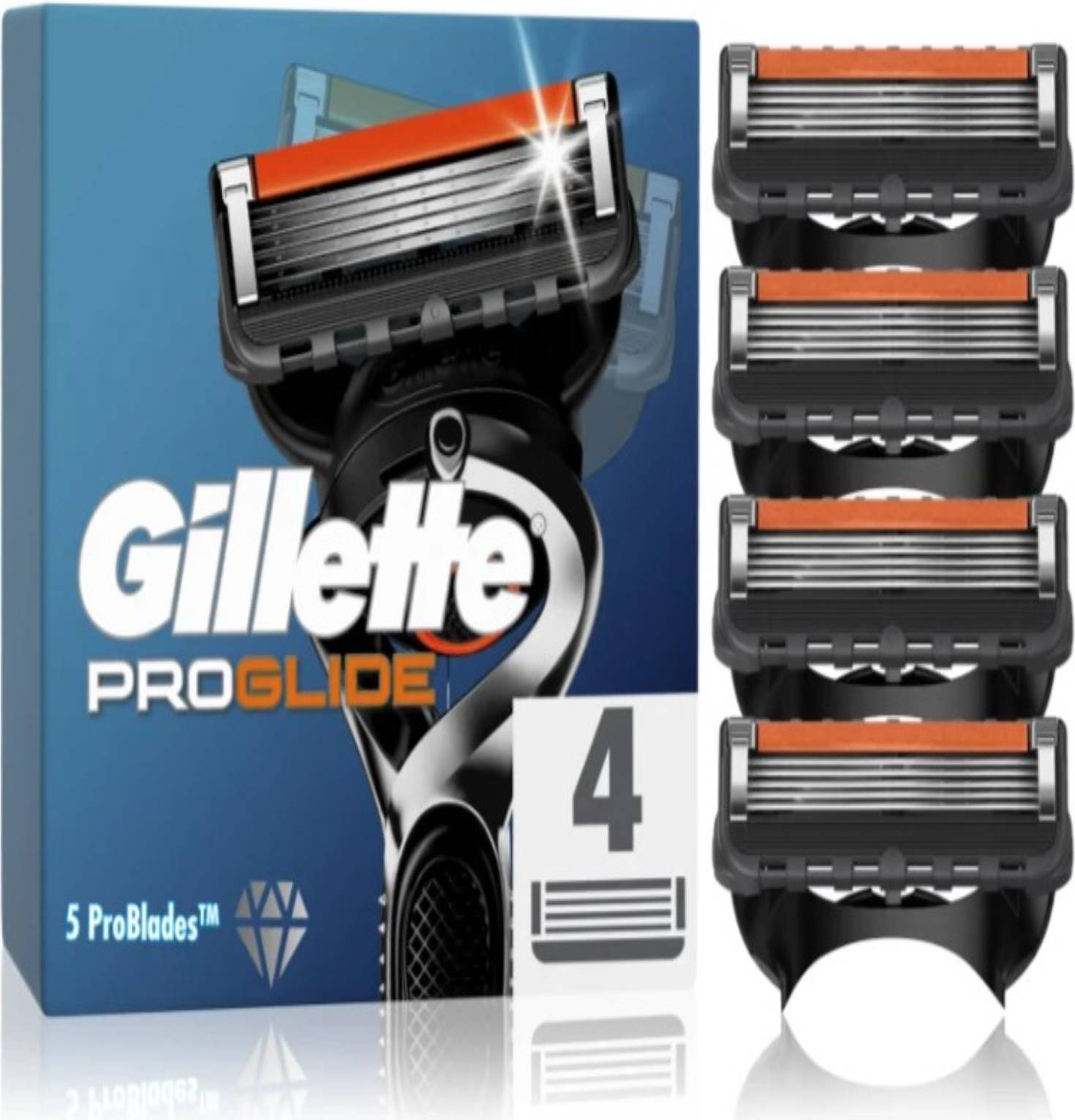 Gillette proglide Gillette Proglide Replacement Razor Blades 4 Refills