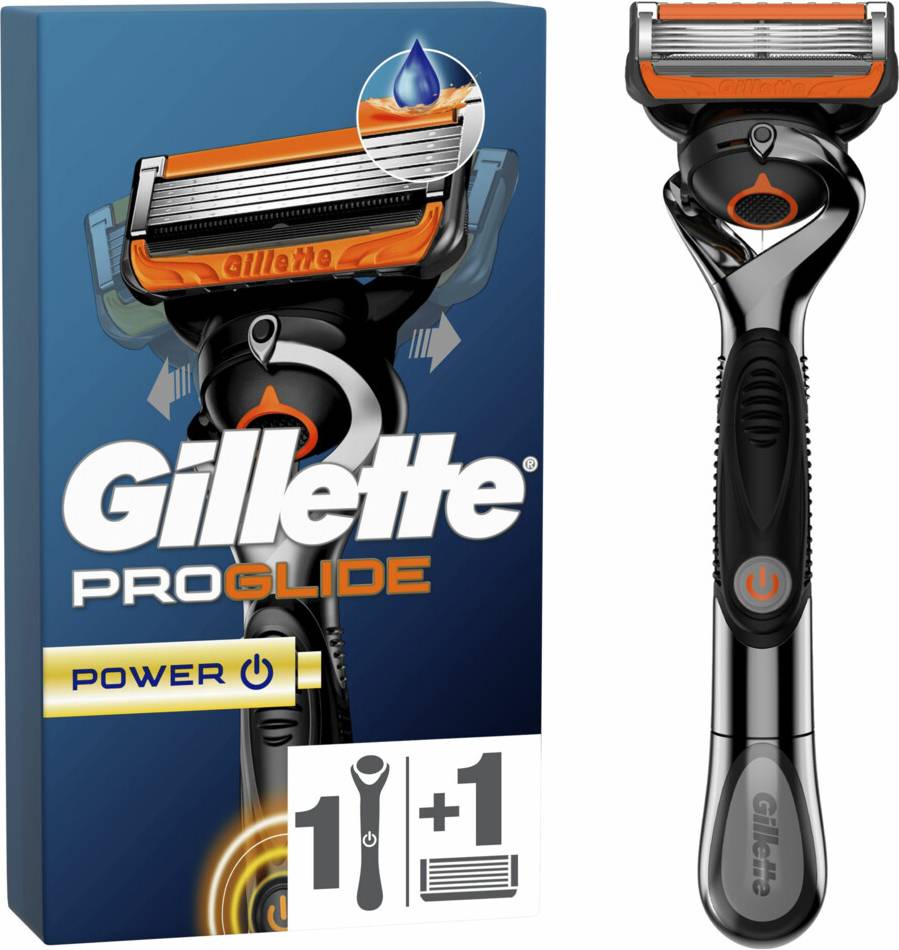 Gillette fusion barberblade Gillette Fusion Proglide Power Razor With 1 Refill