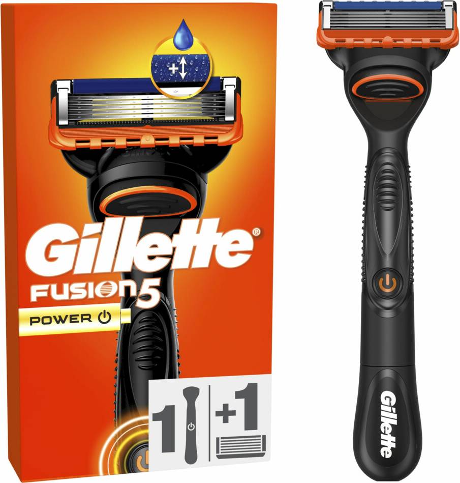 Gillette fusion Gillette Rasoir Fusion Power H+1 Rasoir Rechargeable