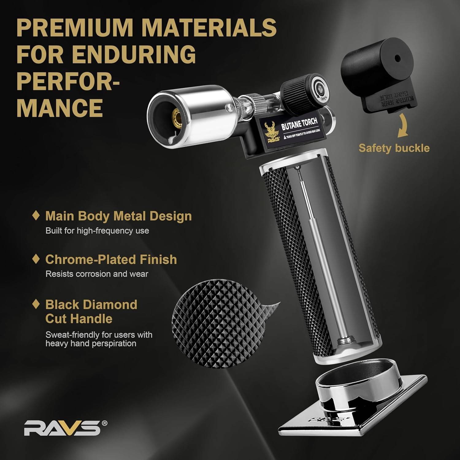 Butane Ravs Refillable Butane Kitchen Torch Lighter