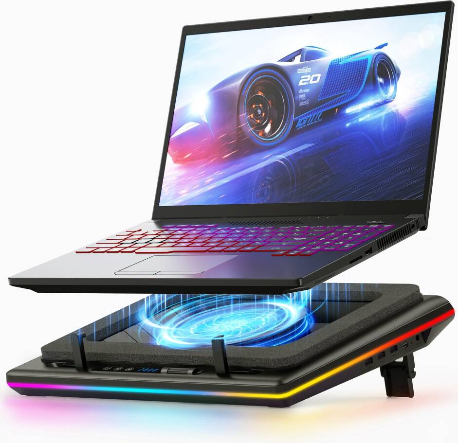 RGB Laptop Cooling Pad Radiator