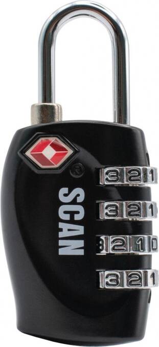 Scan Zinc Combination Padlock