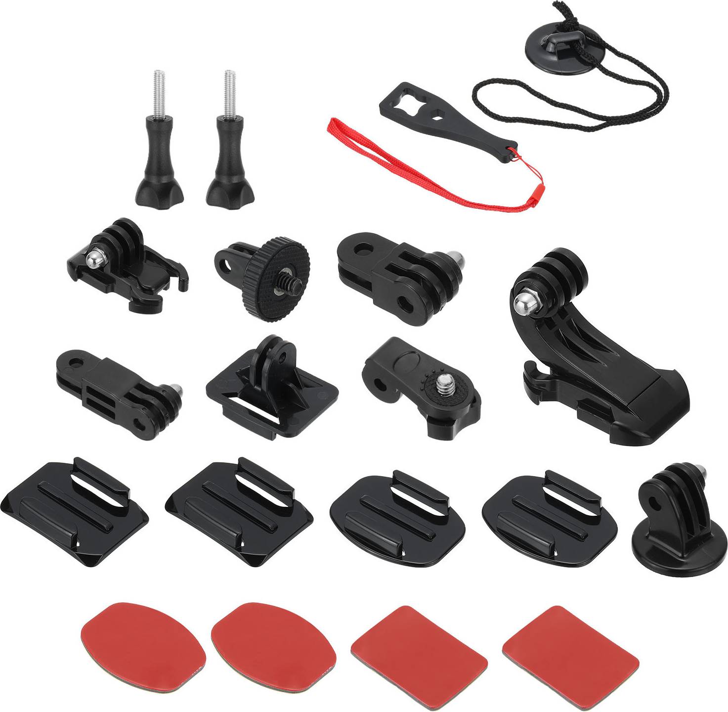 Uxcell 19pcs Action Camera Mount Kit