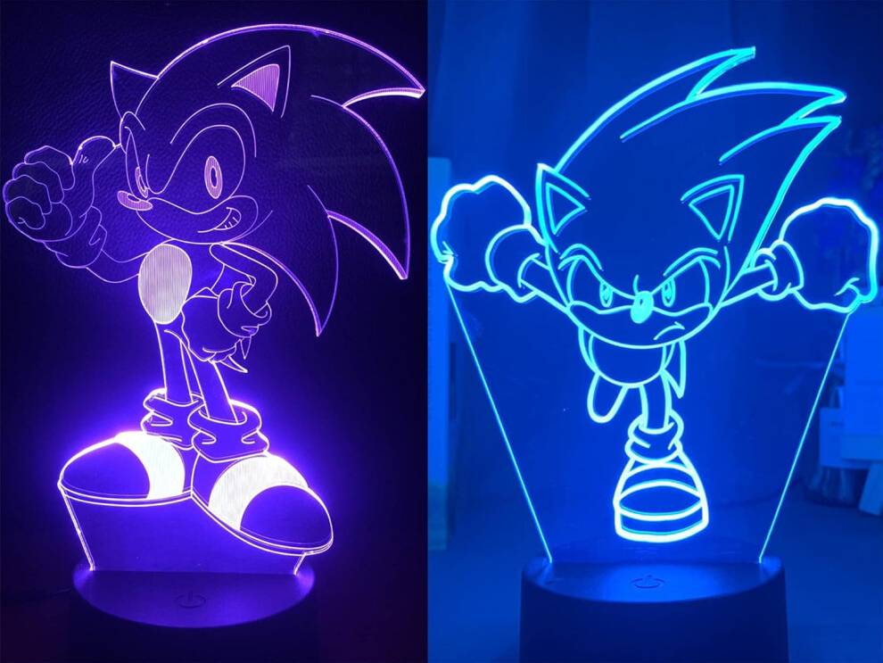 Veeki The Hedgehog 2 Pattern LED