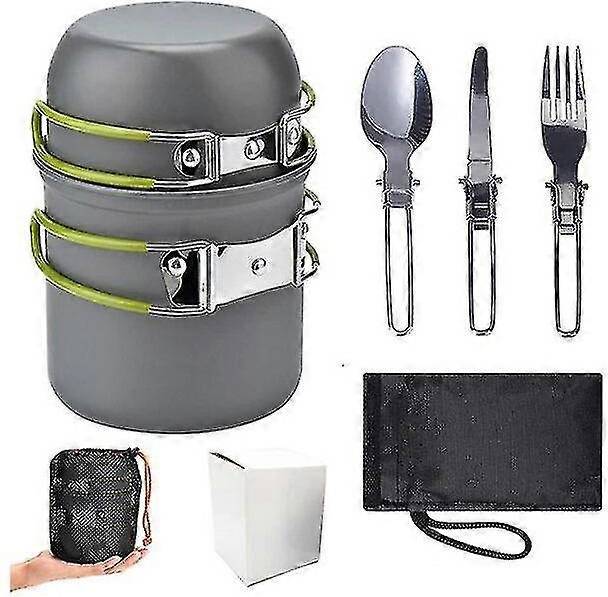 Kikidex Portable Mini Camping Cookware Set