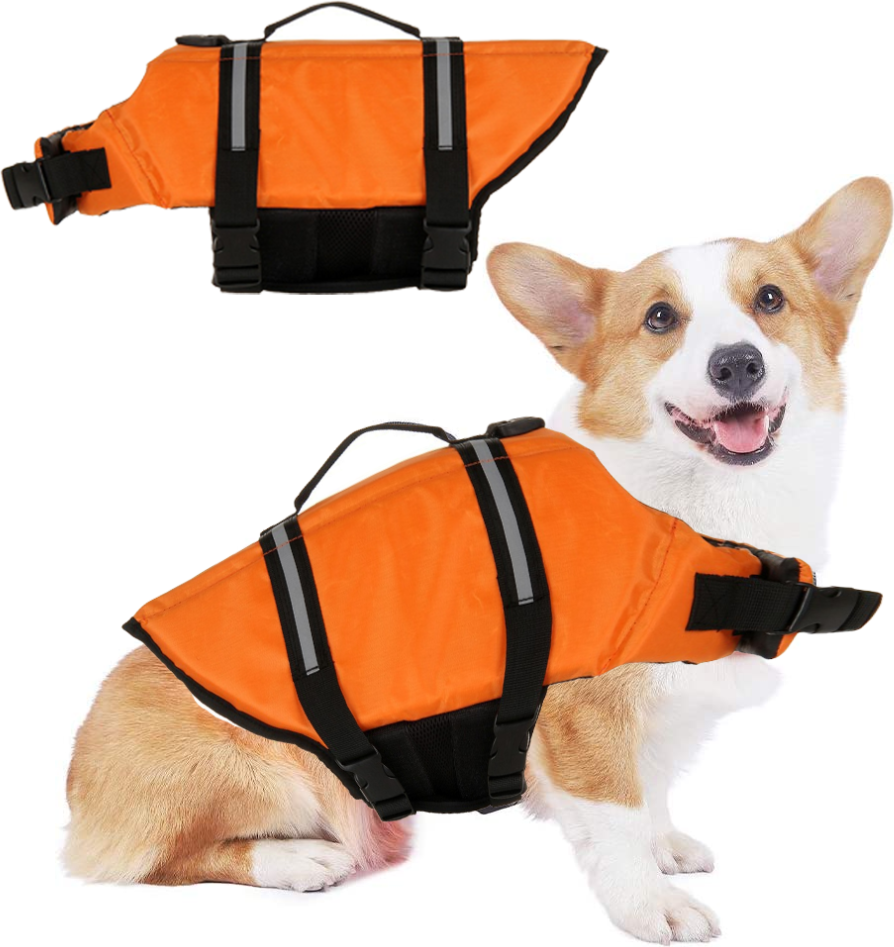Tianfu Dog Life Jacket With Rescue Handle