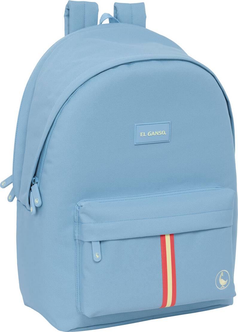 USB School Backpack - Blue