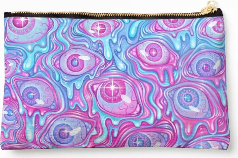 WHIBOS Makeup Bag Eyeball Pattern Version 2 - Version 2