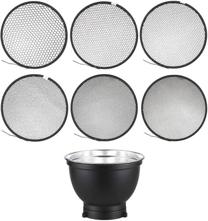 7 Inch Standard Reflector With 6pcs Honeycomb Grid Kit
