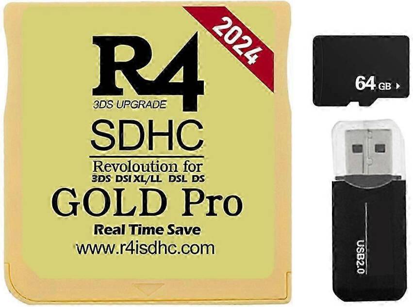 2024 R4 SDHC Adapter Flash Card 64G