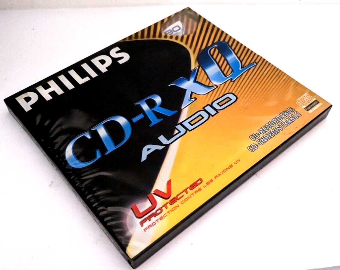 Philips CD-R80 XQ Audio CD R Recordable Disc