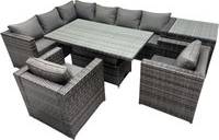 Height adjustable deck Fimous 8-Seater Height Adjustable Rising Table