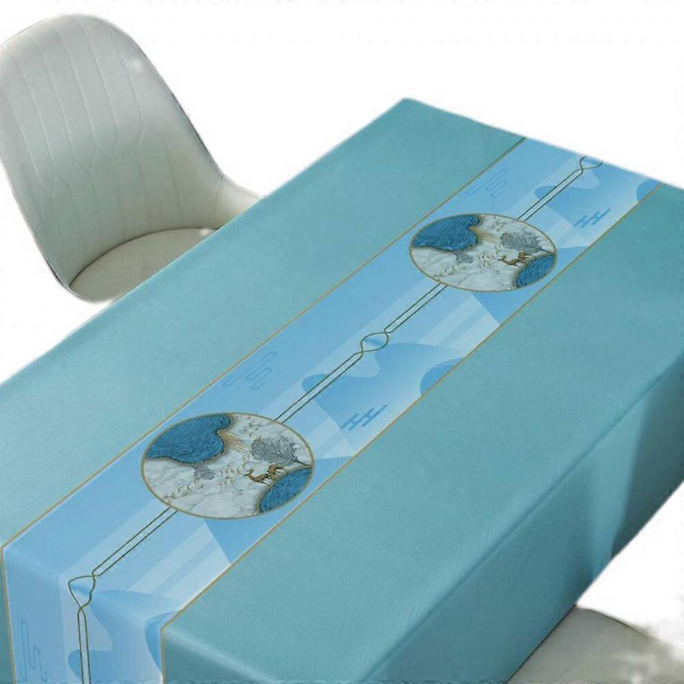 Kikidex Waterproof PVC Printed Tablecloth