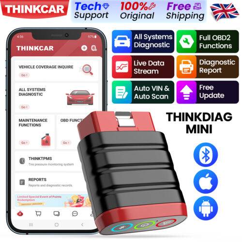 Mini Car All Systems Diagnostic OBD2 Scanner