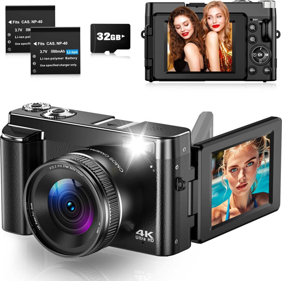 Vlogging camera 4K 48MP Autofocus Vlogging Camera