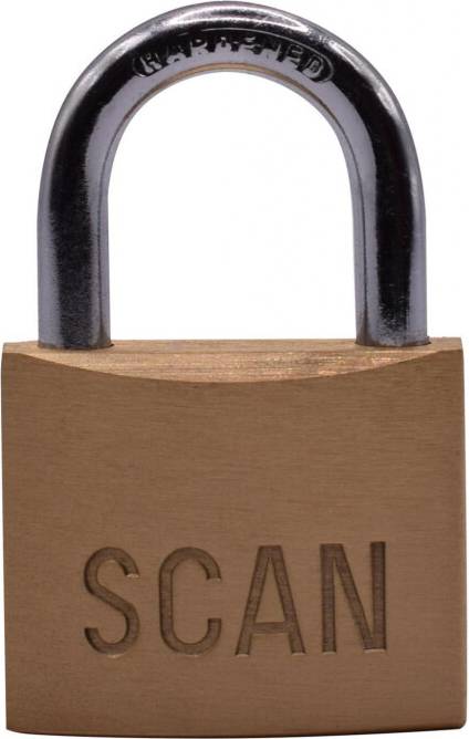 Scan Brass Padlocks