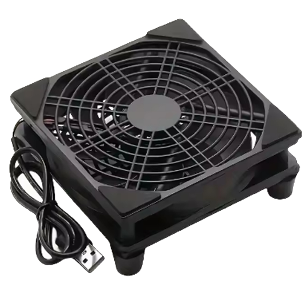 120mm Wireless Fan Router Cooling Box