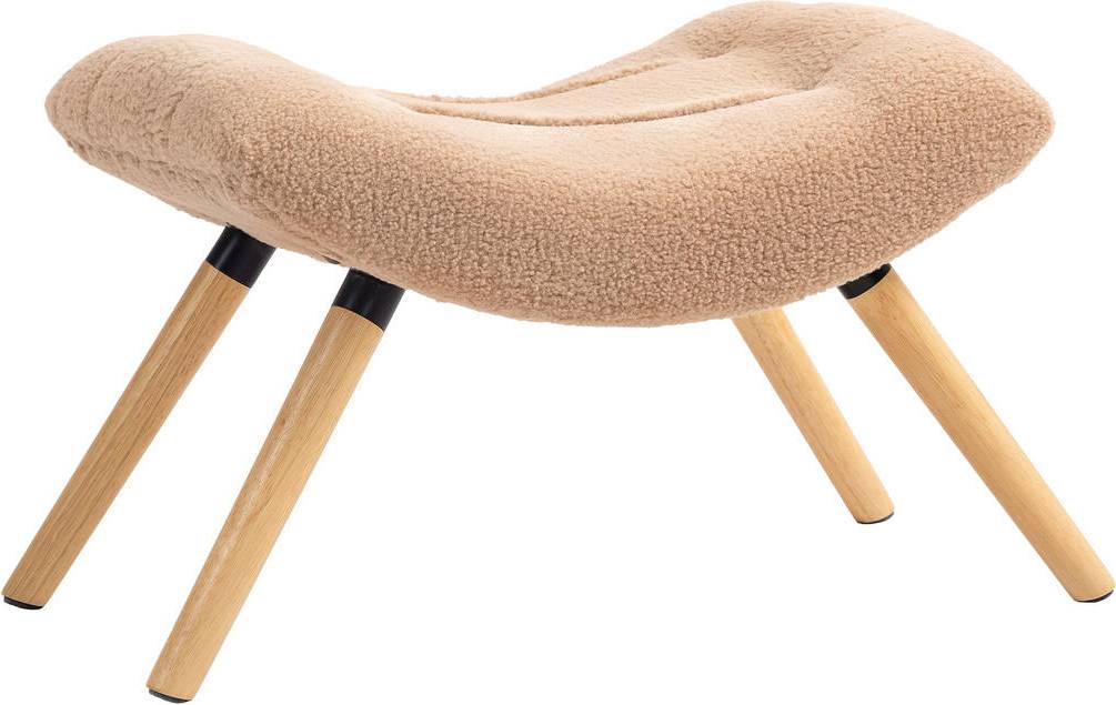 Homcom Sitzhocker Braun Fußhocker